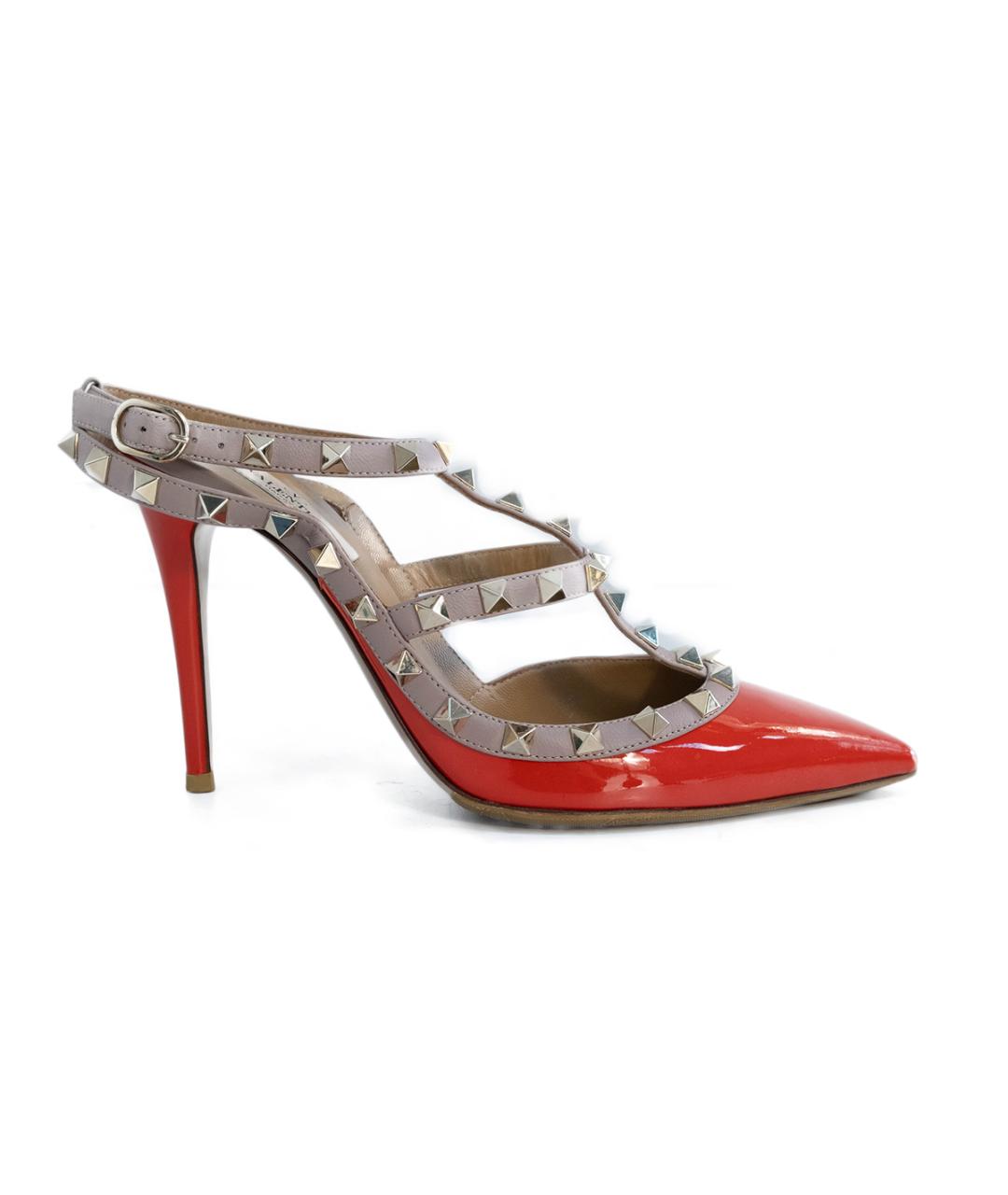VALENTINO Красные кожаные туфли, фото 1