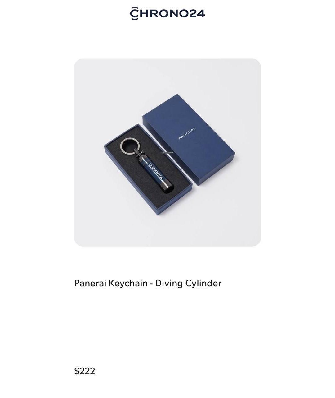 PANERAI Темно-синий брелок, фото 5
