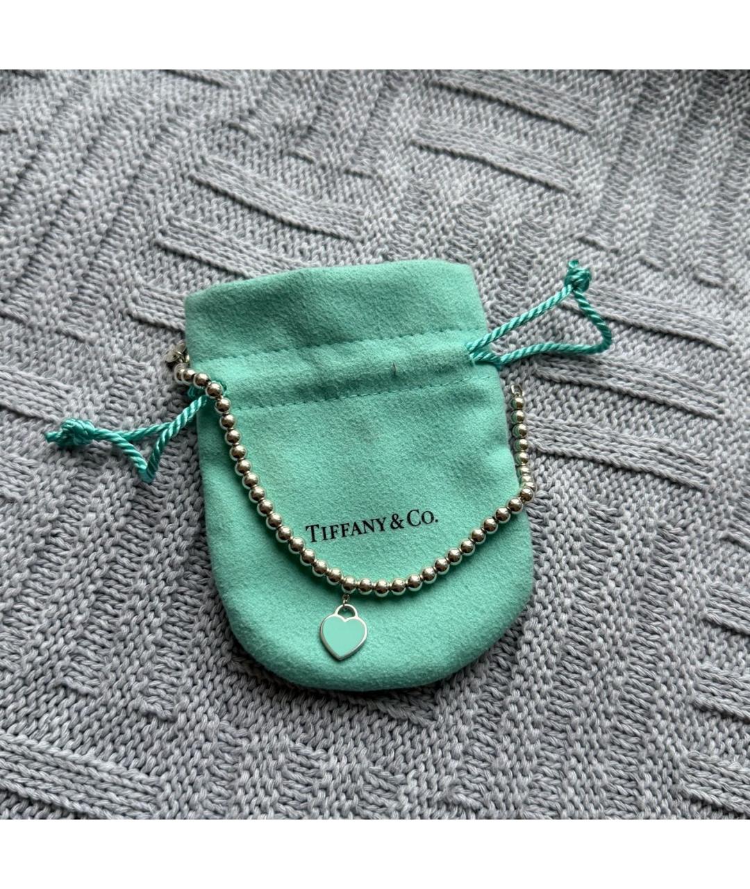 TIFFANY&CO Серебрянный серебряный браслет, фото 3