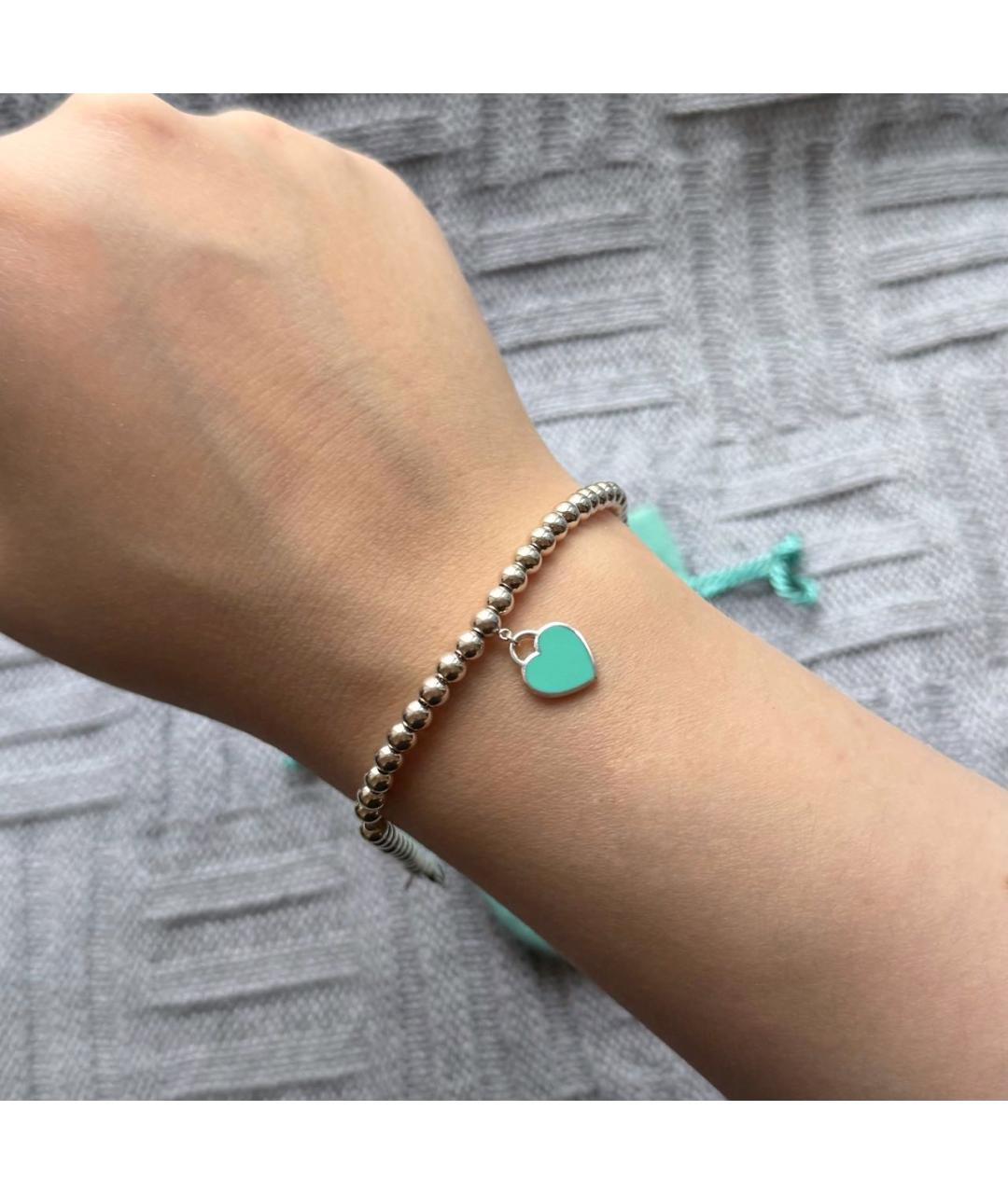 TIFFANY&CO Серебрянный серебряный браслет, фото 8