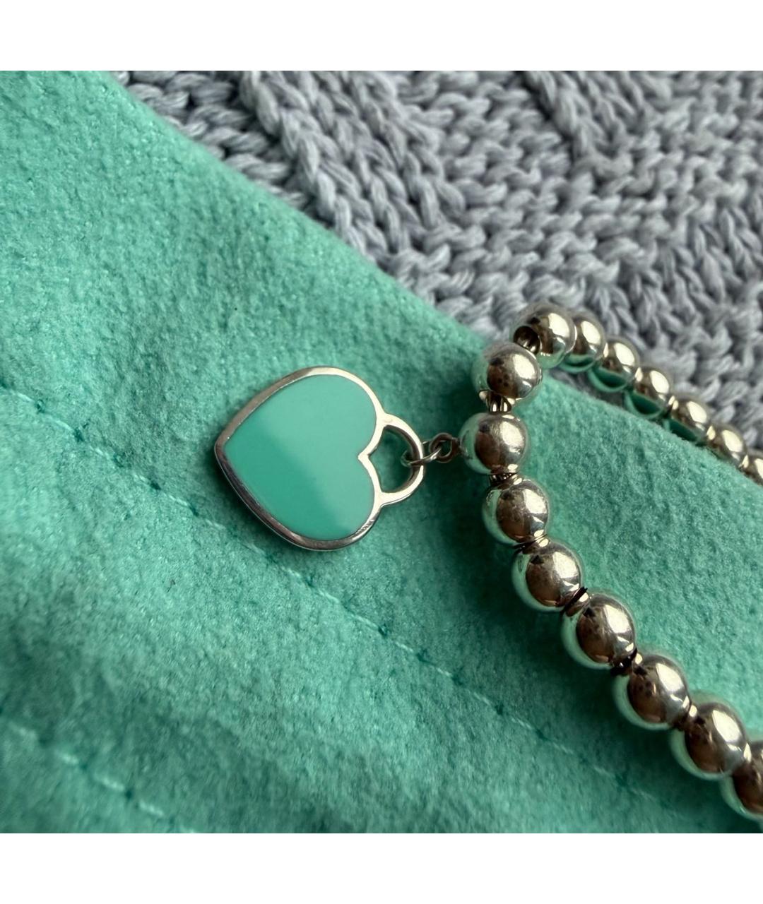 TIFFANY&CO Серебрянный серебряный браслет, фото 4
