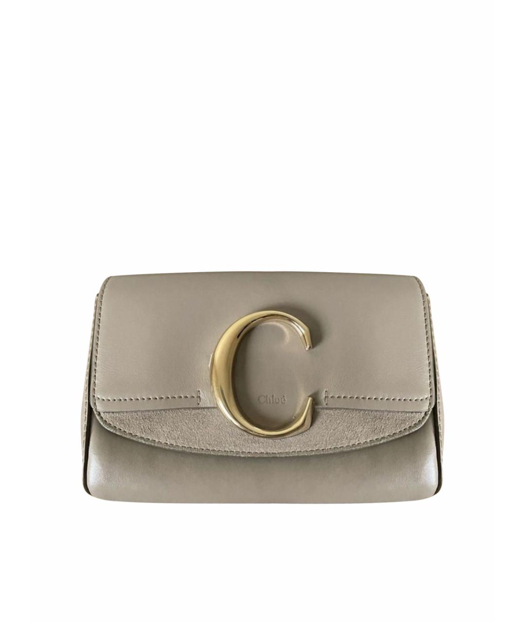 CHLOE Бежевая кожаная поясная сумка, фото 1