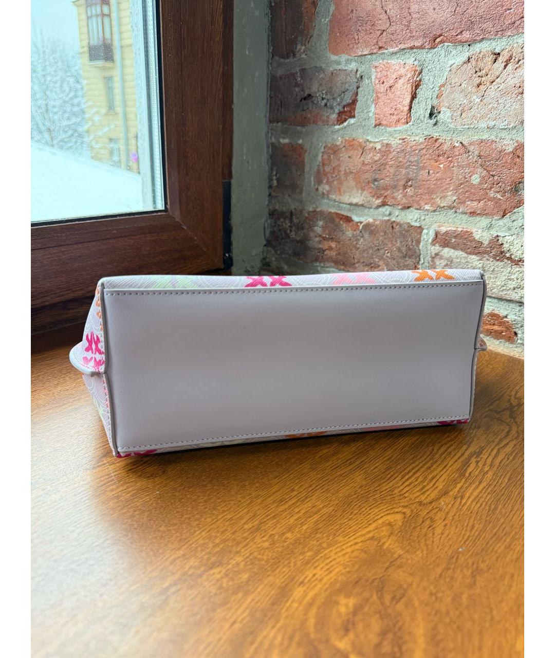 PINKO Розовая сумка с короткими ручками, фото 6