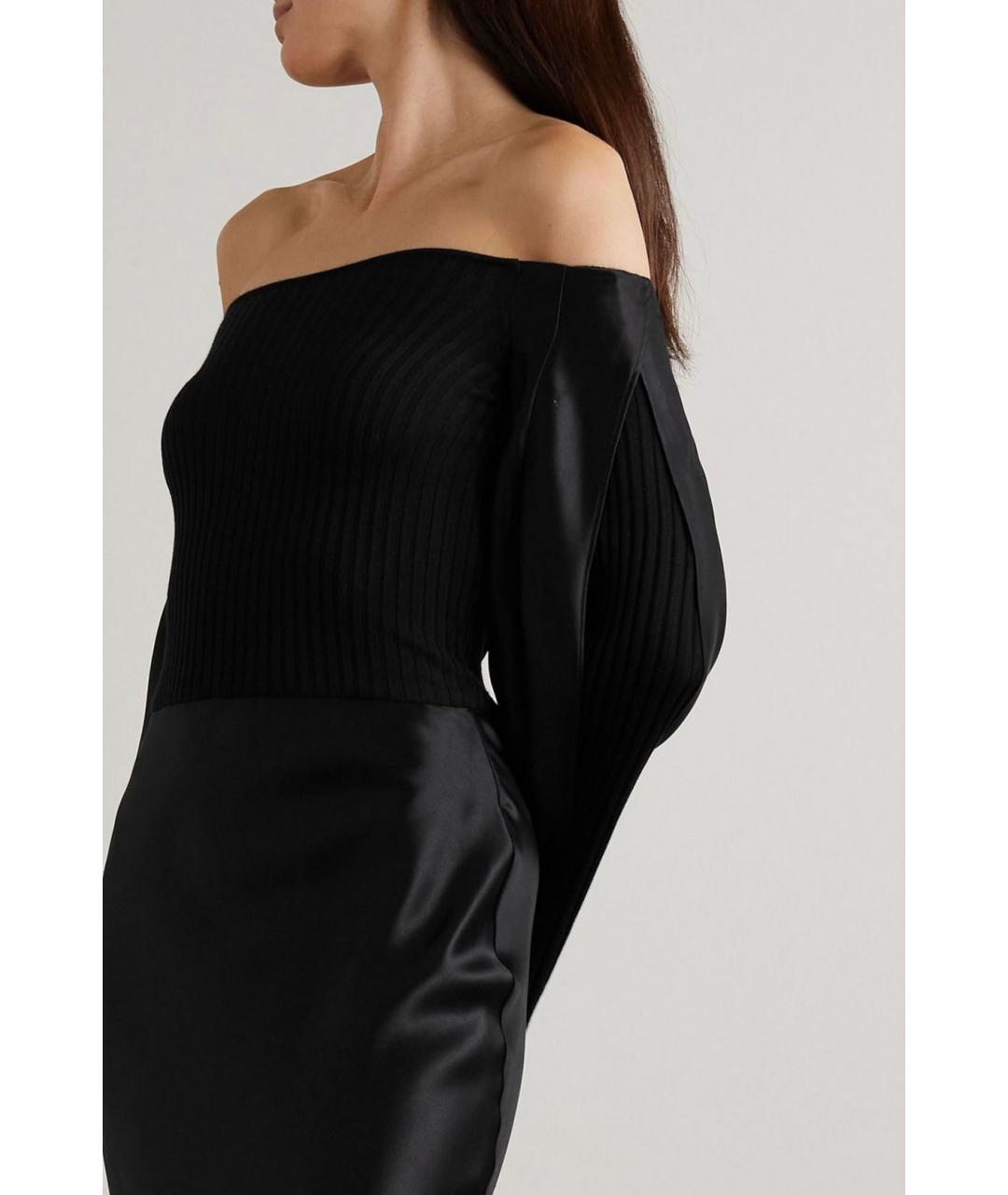 GABRIELA HEARST Черное коктейльное платье, фото 4