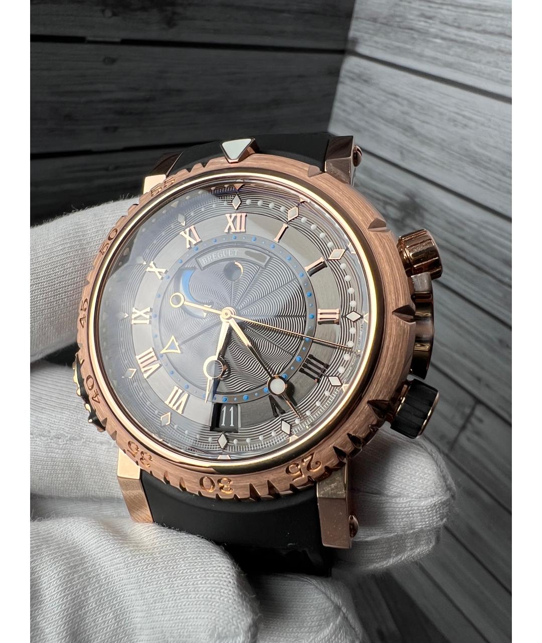 Breguet Коричневые часы из розового золота, фото 4