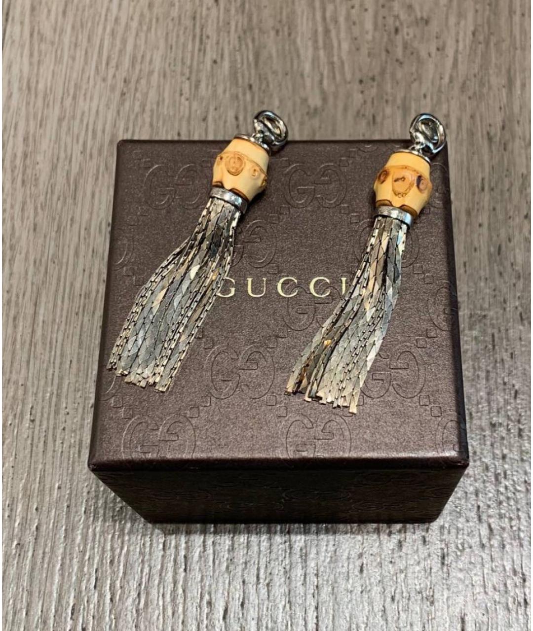 GUCCI Серебряные серьги, фото 4