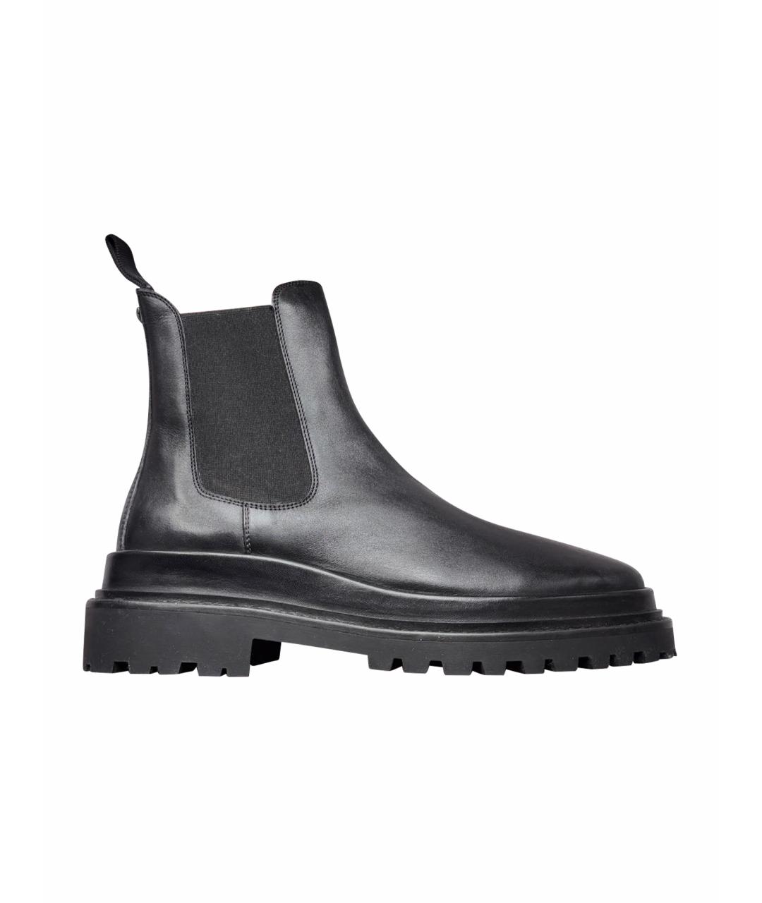 ISABEL MARANT Черные кожаные ботинки, фото 1