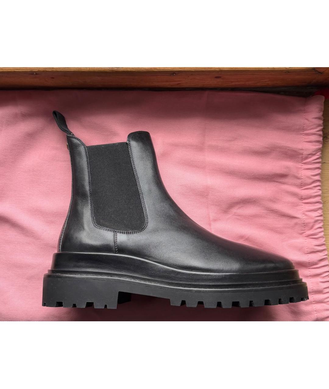 ISABEL MARANT Черные кожаные ботинки, фото 7