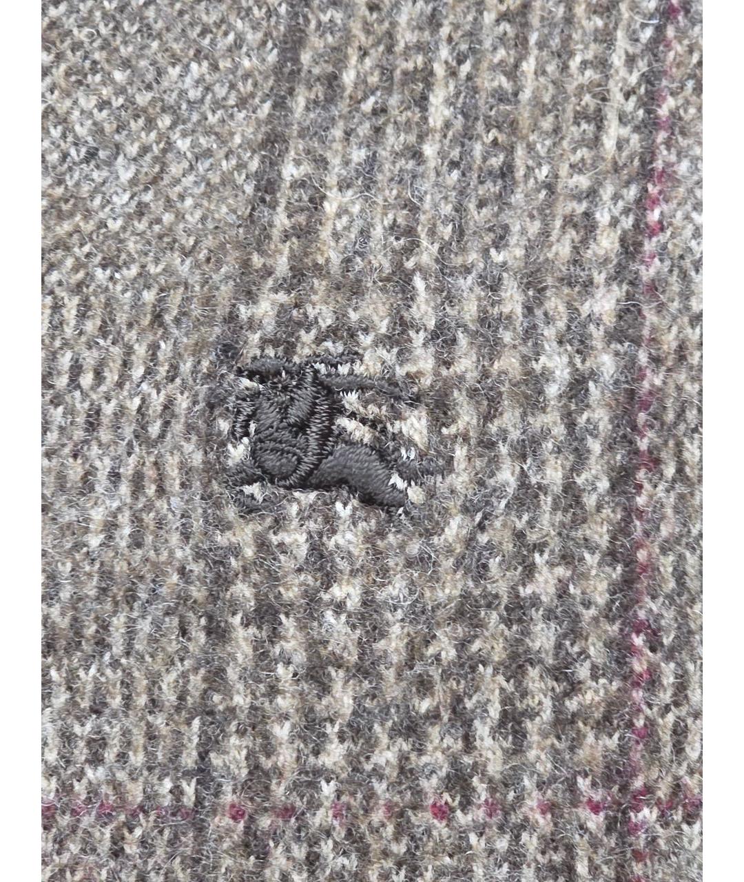 BURBERRY Коричневый шерстяной жилет, фото 2