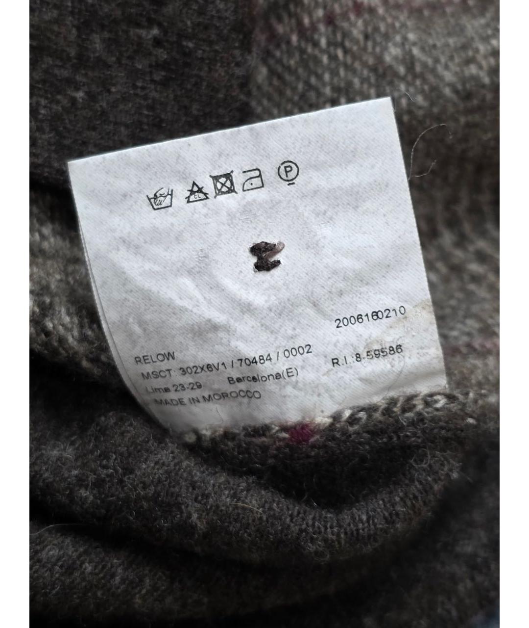 BURBERRY Коричневый шерстяной жилет, фото 6