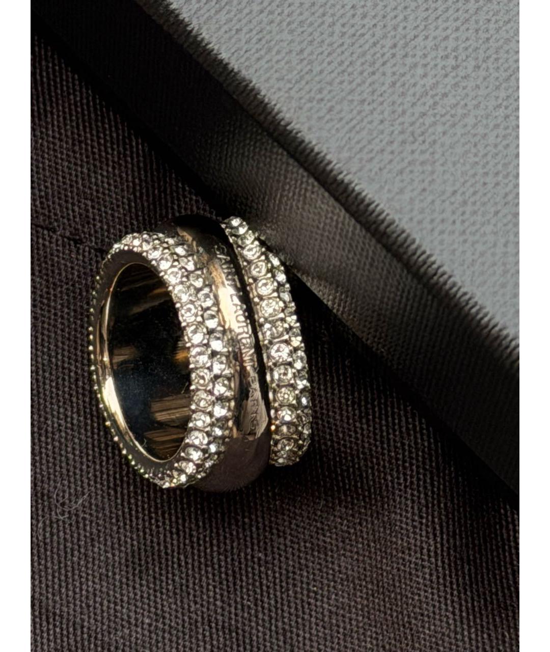 SAINT LAURENT Серебряное металлическое кольцо, фото 2