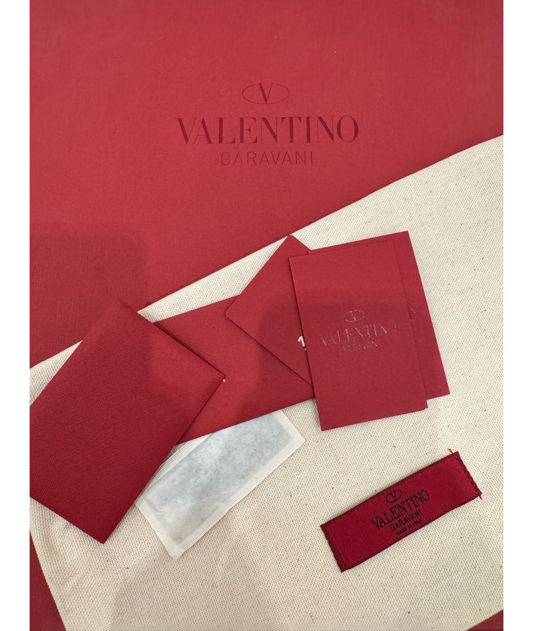 VALENTINO Черные кожаные ботильоны, фото 5