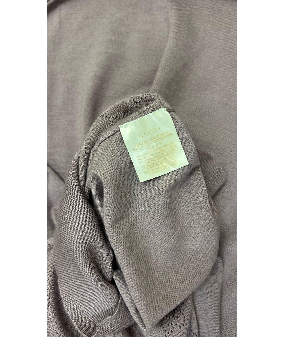 GUCCI Фиолетовый джемпер / свитер, фото 5