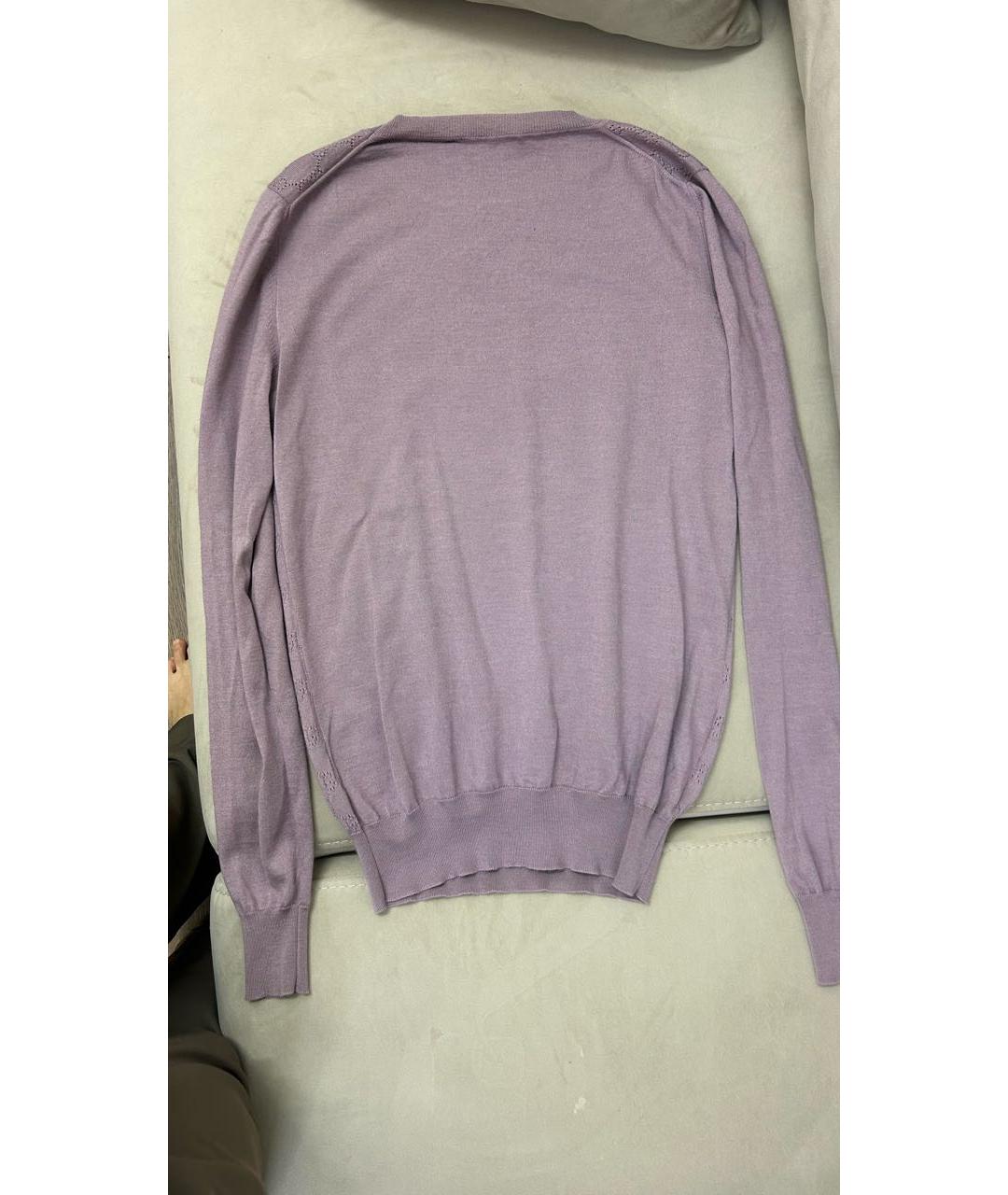 GUCCI Фиолетовый джемпер / свитер, фото 2
