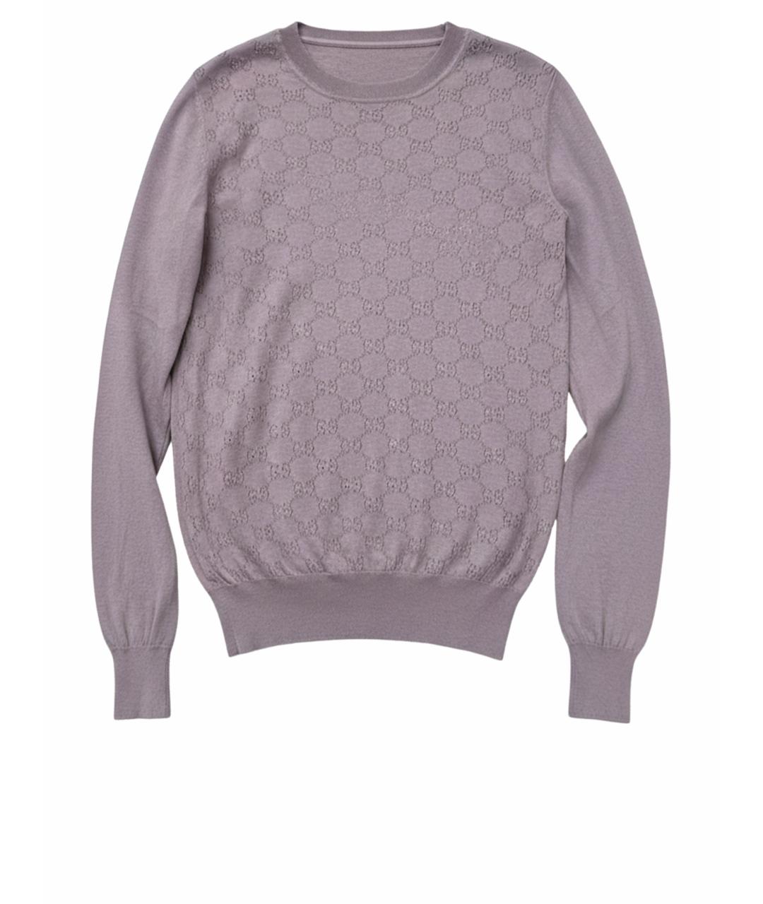 GUCCI Фиолетовый джемпер / свитер, фото 1