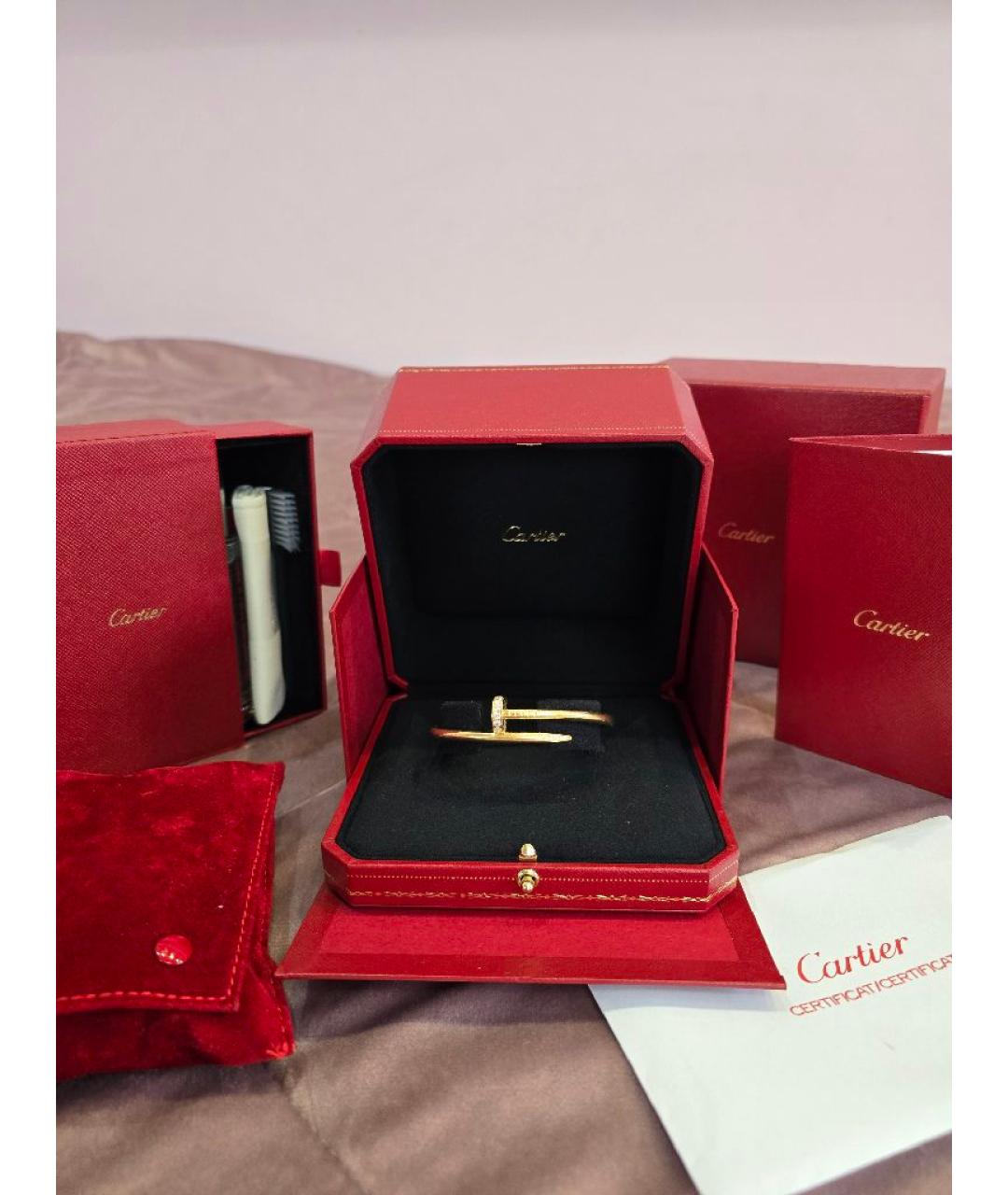 CARTIER Золотой браслет из желтого золота, фото 2