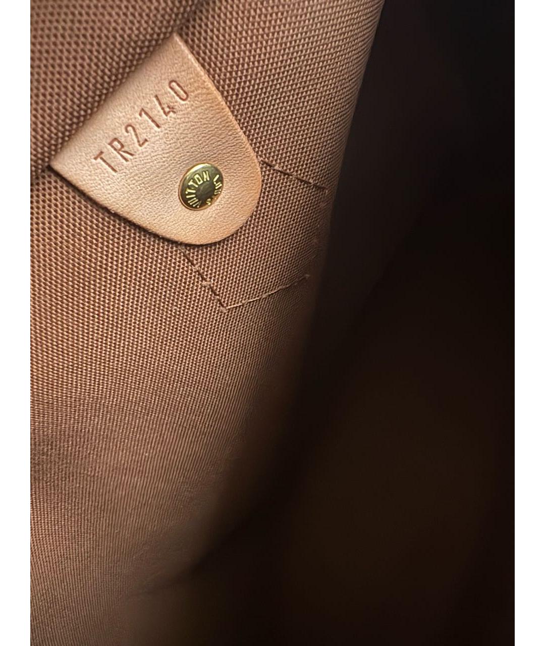 LOUIS VUITTON Коричневая сумка с короткими ручками, фото 5