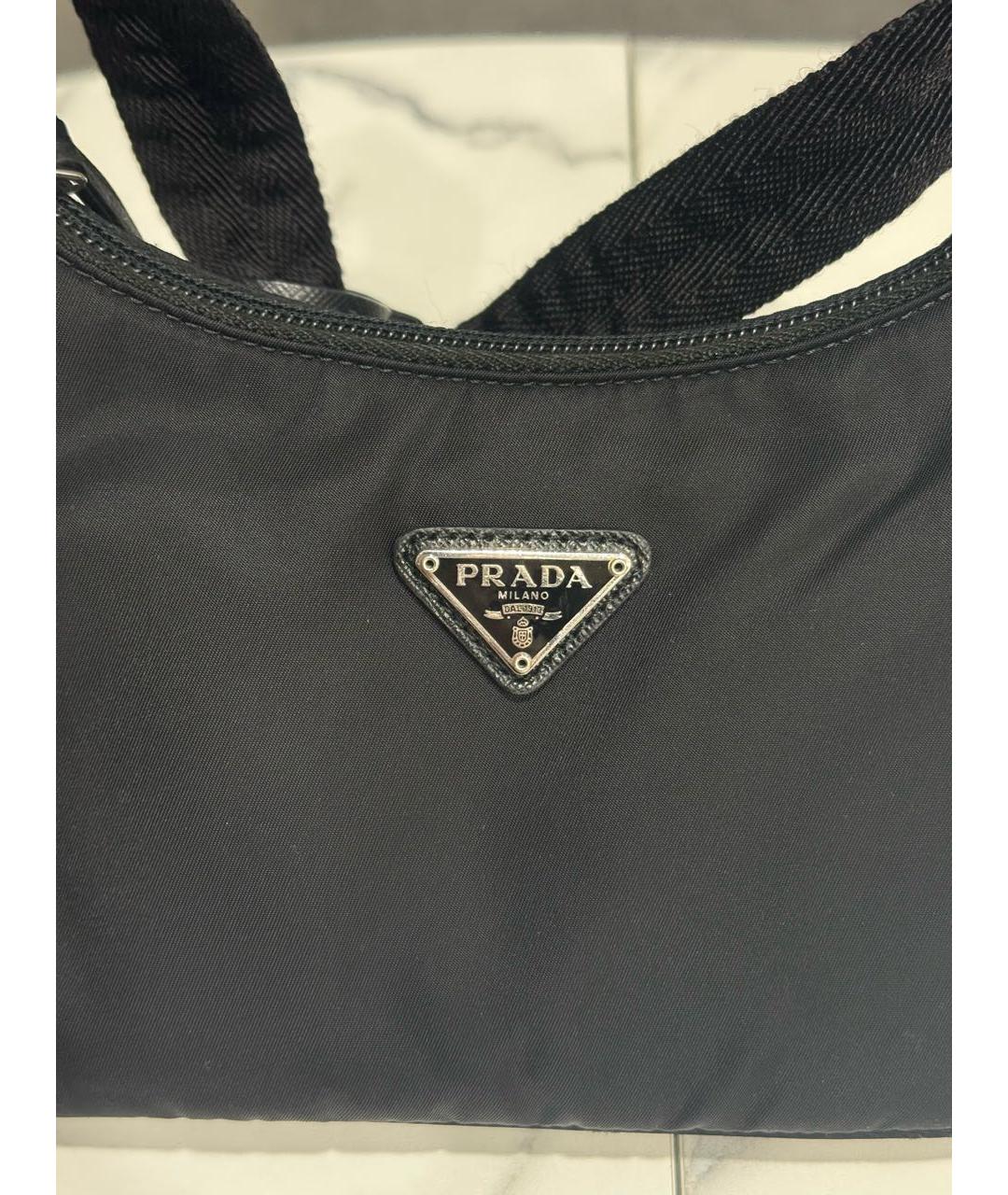 PRADA Черная сумка с короткими ручками, фото 6