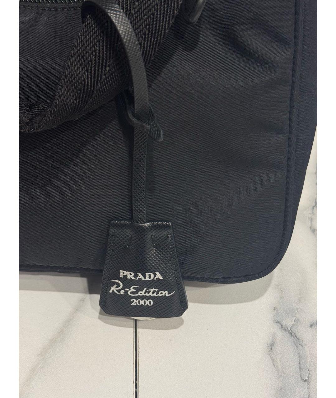 PRADA Черная сумка с короткими ручками, фото 5