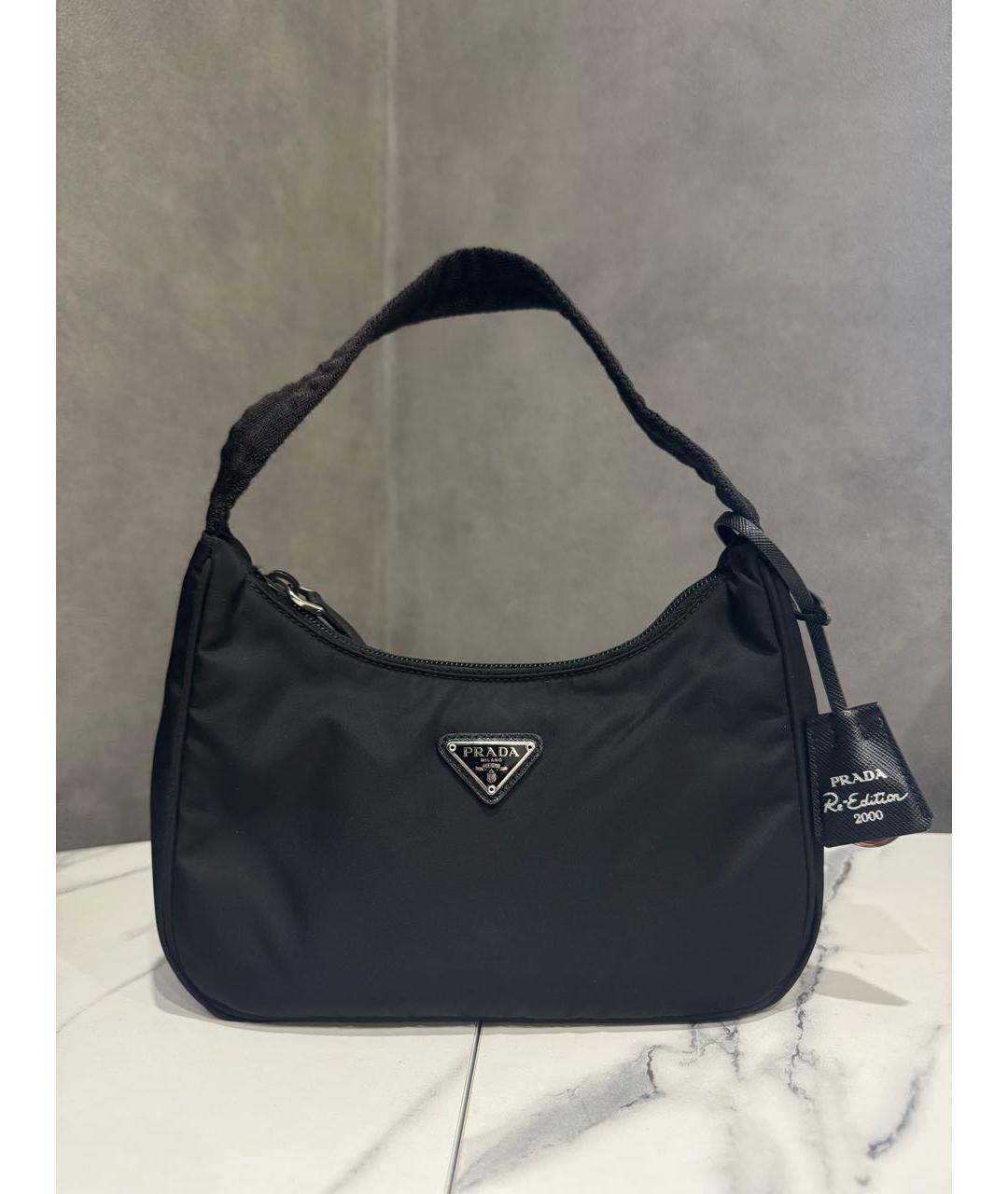 PRADA Черная сумка с короткими ручками, фото 7