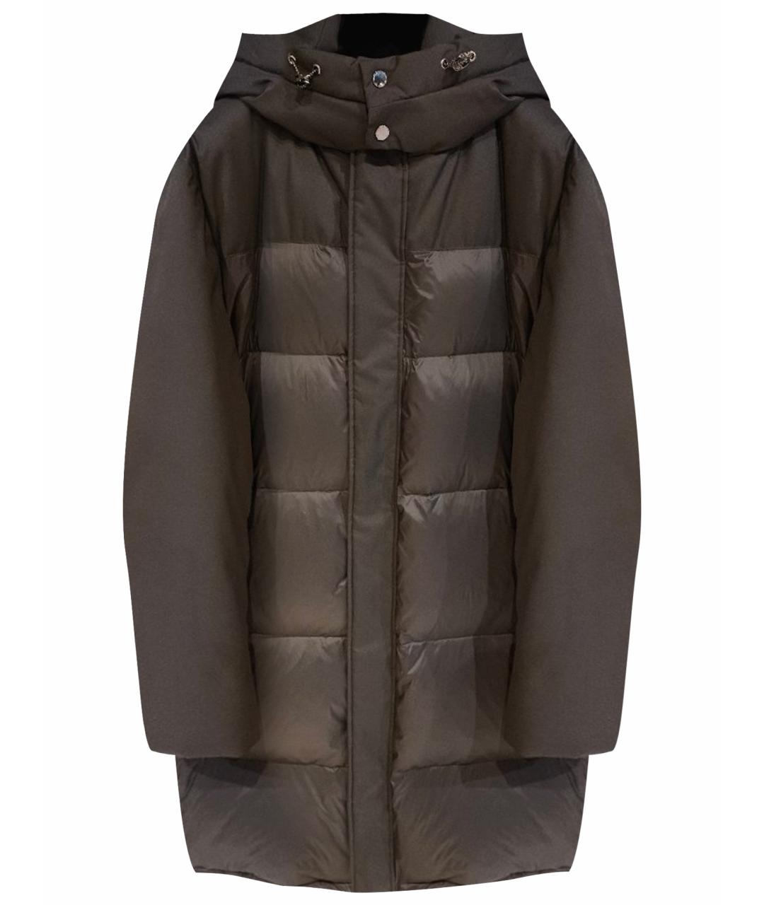 DIEGO M Черный шерстяной пуховик, фото 1