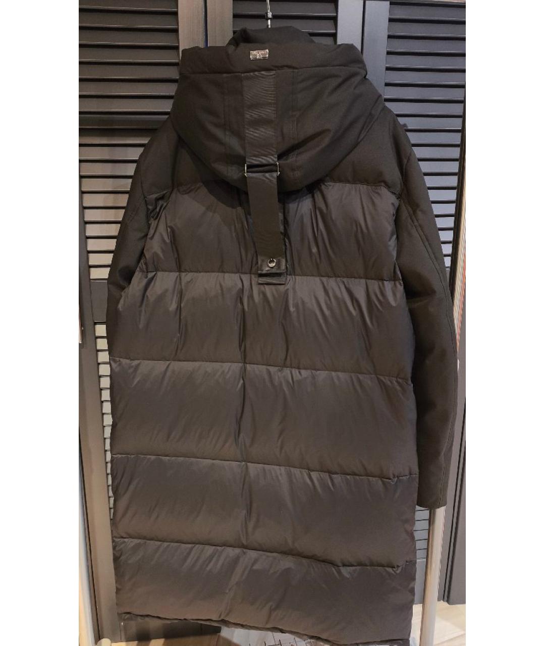 DIEGO M Черный шерстяной пуховик, фото 3