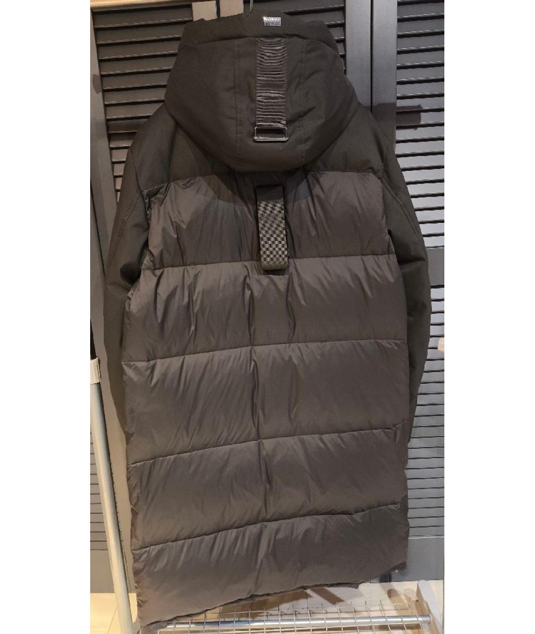 DIEGO M Черный шерстяной пуховик, фото 2