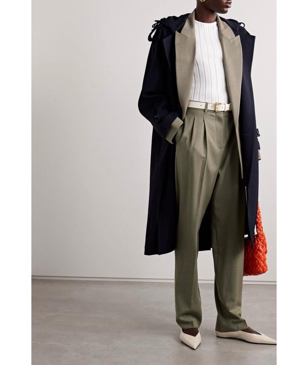 STELLA MCCARTNEY Хаки прямые брюки, фото 2