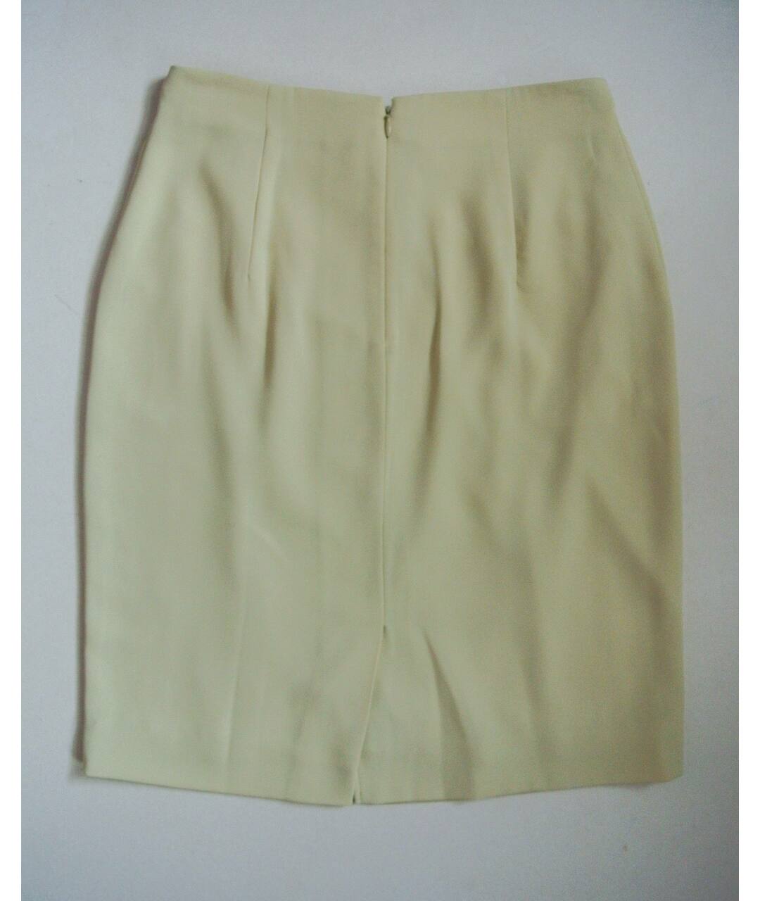BURBERRY VINTAGE Бежевая полиэстеровая юбка миди, фото 2