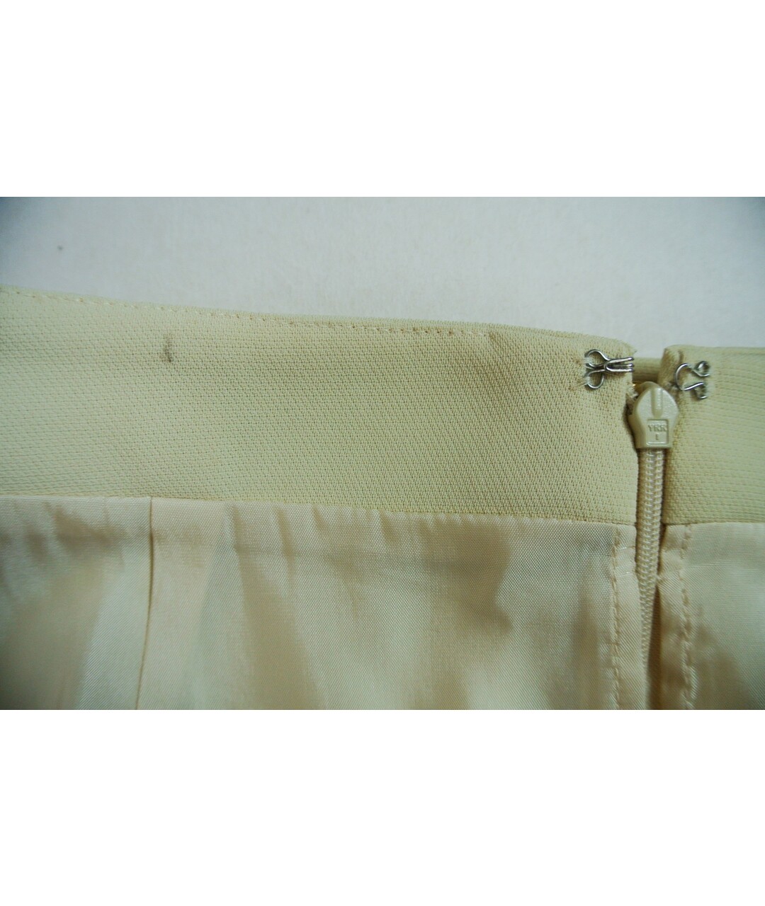 BURBERRY VINTAGE Бежевая полиэстеровая юбка миди, фото 5