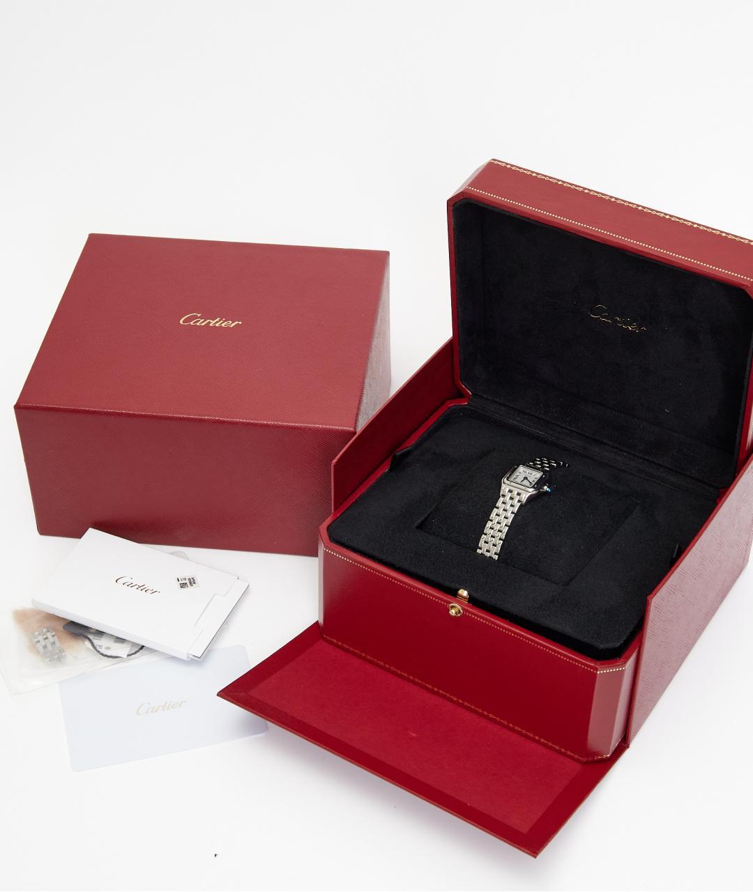 CARTIER Серебряные серебряные часы, фото 3