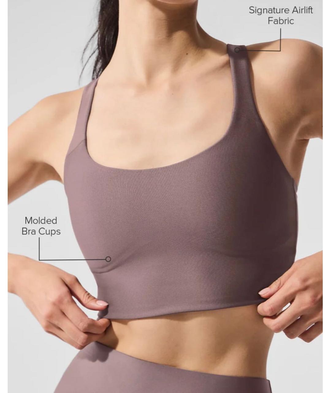 ALO YOGA Розовый хлопко-эластановый спортивные костюмы, фото 5