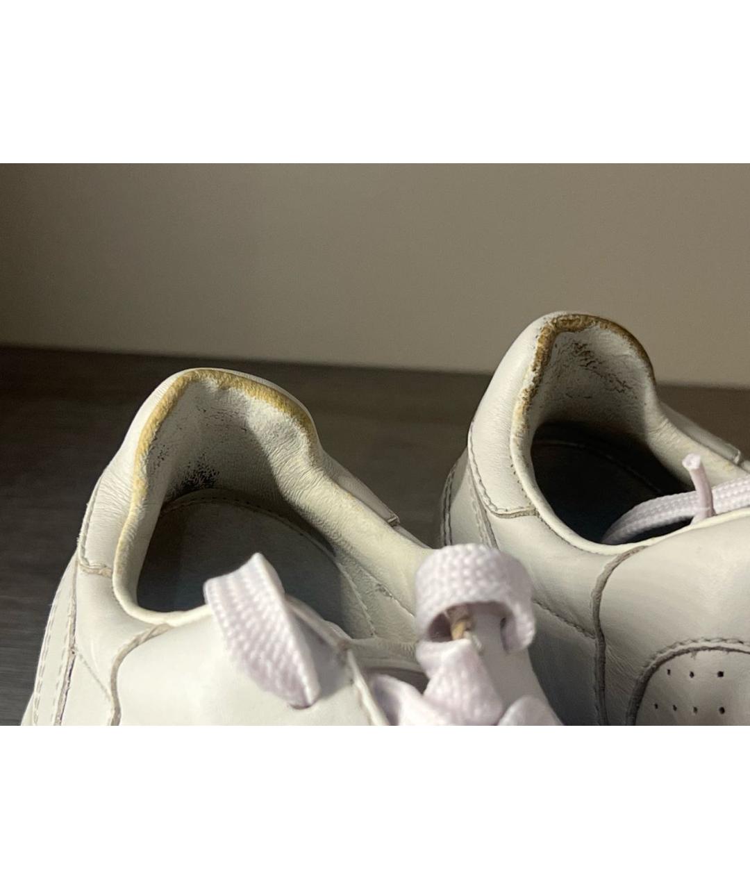 CHANEL Белые кожаные кеды, фото 5