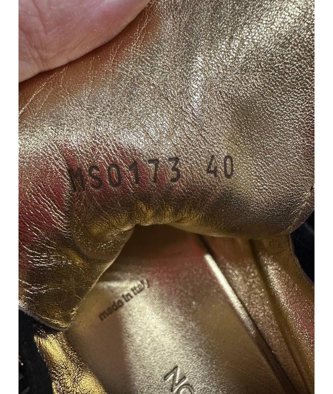 LOUIS VUITTON Черные замшевые кеды, фото 6