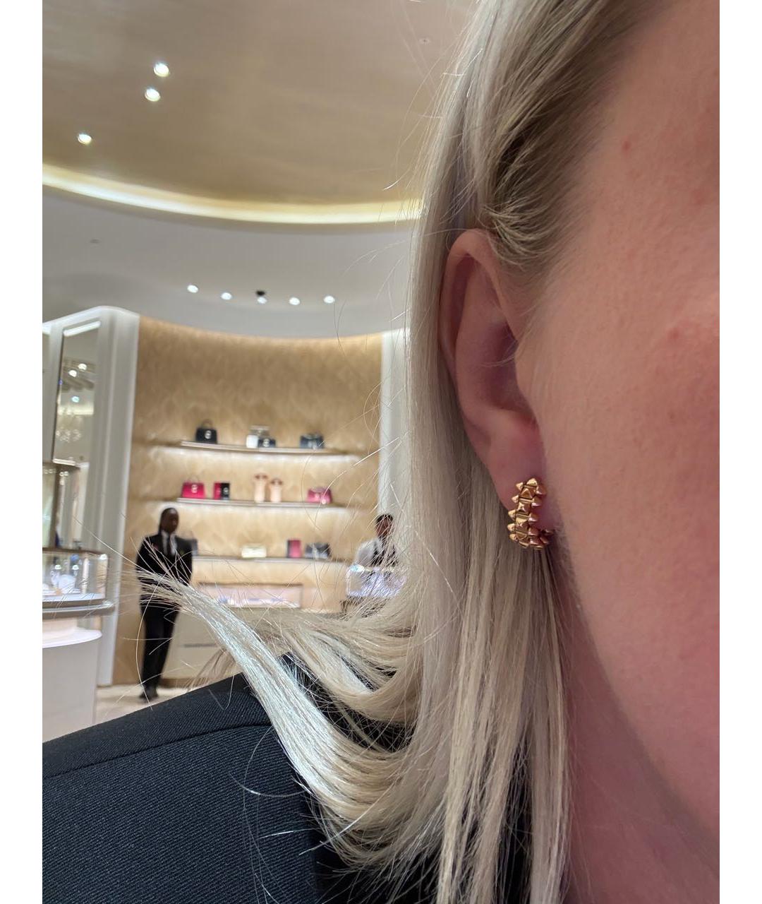 CARTIER Золотые серьги из розового золота, фото 4