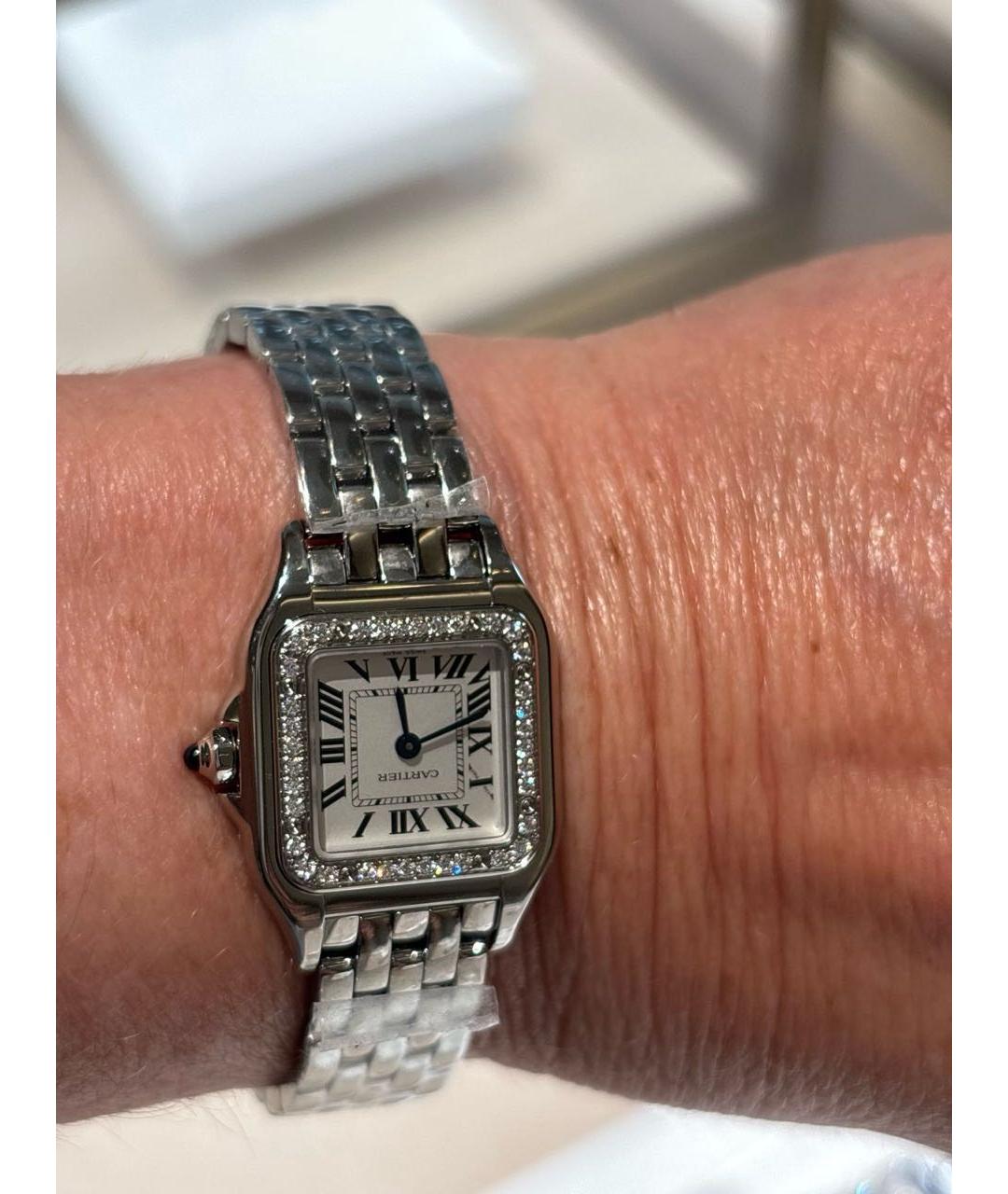 CARTIER Серебряные часы, фото 4