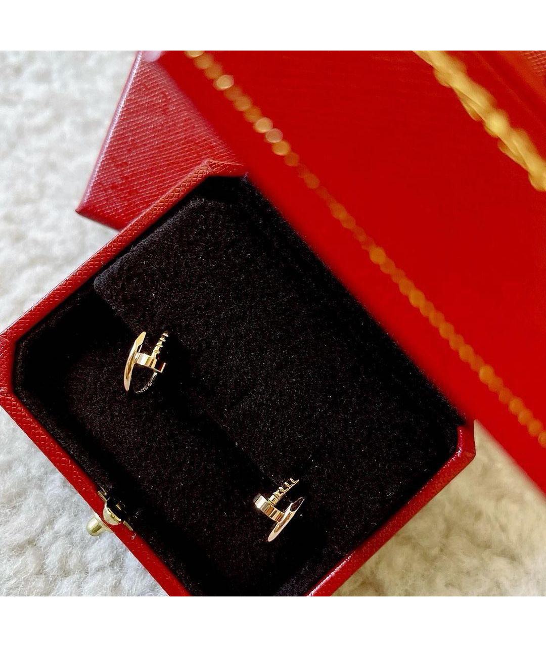 CARTIER Золотые серьги из желтого золота, фото 3