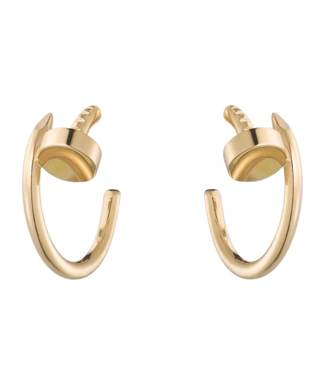 CARTIER Золотые серьги из желтого золота, фото 1