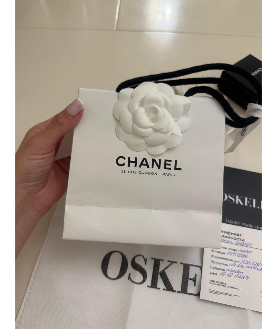 CHANEL Серебряные металлические серьги, фото 7