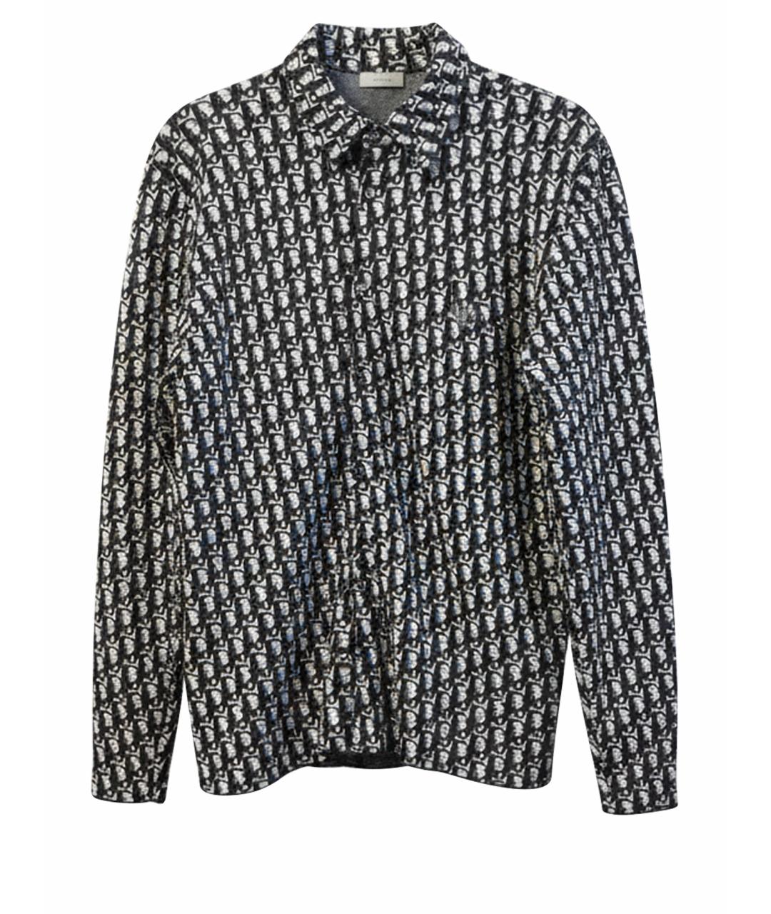 CHRISTIAN DIOR Синяя хлопковая кэжуал рубашка, фото 1