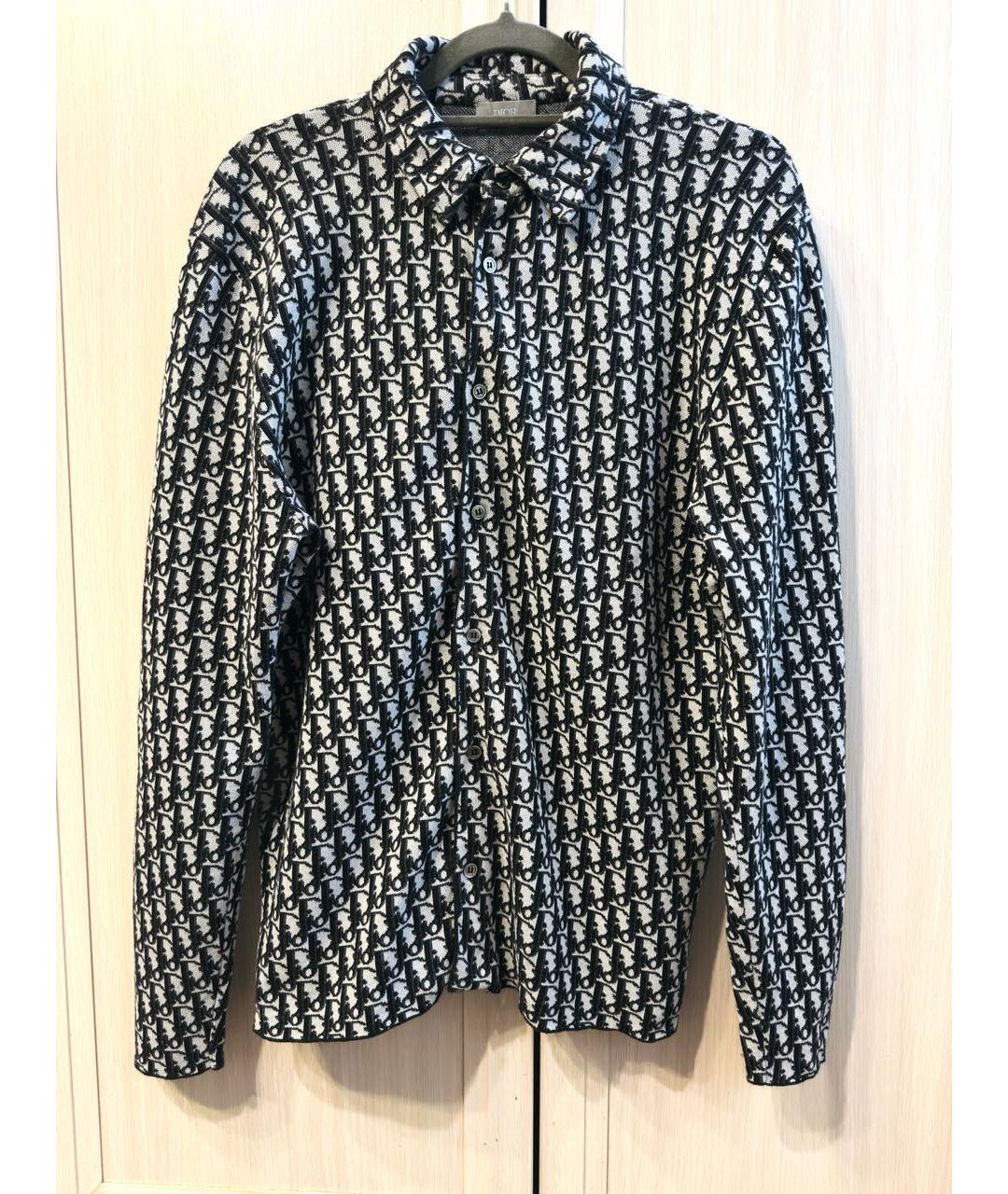 CHRISTIAN DIOR Синяя хлопковая кэжуал рубашка, фото 8