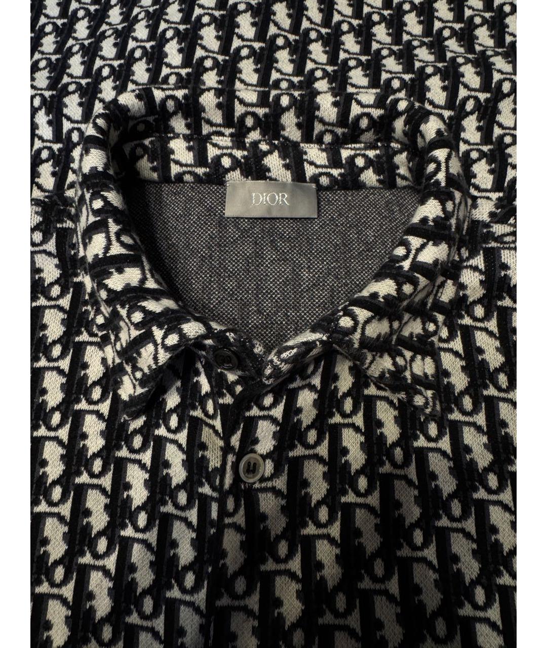 CHRISTIAN DIOR Синяя хлопковая кэжуал рубашка, фото 2