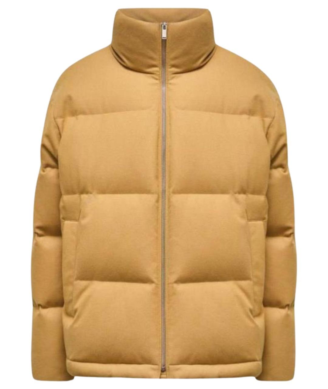 12 STOREEZ Бежевый кашемировый пуховик, фото 1