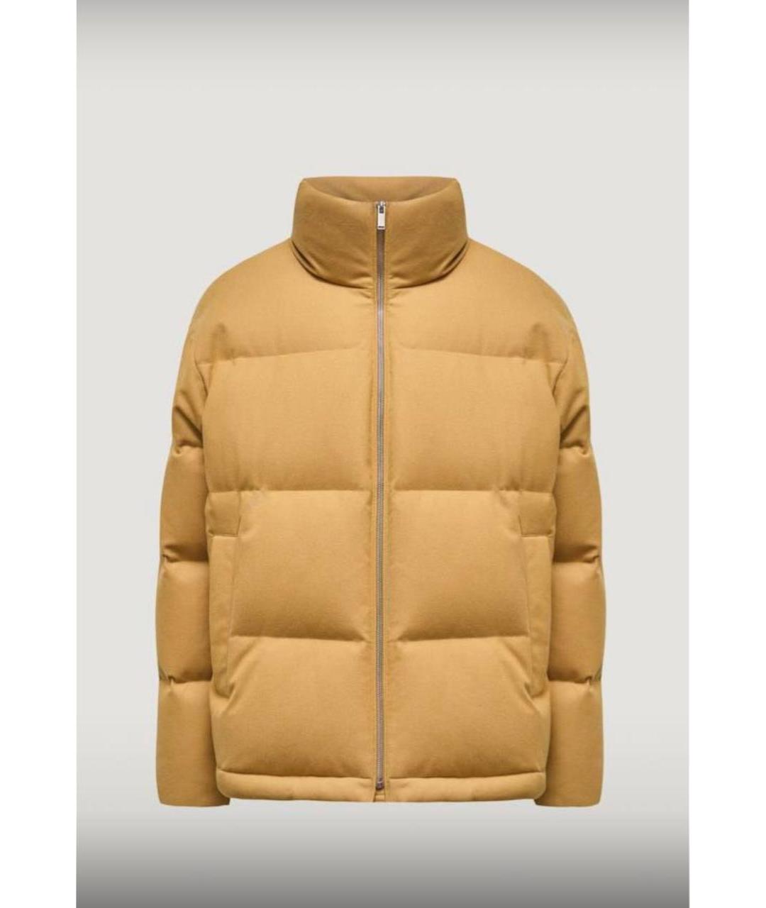 12 STOREEZ Бежевый кашемировый пуховик, фото 5