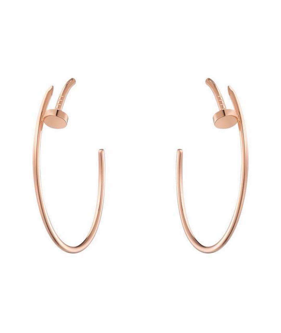 CARTIER Золотые серьги из розового золота, фото 5