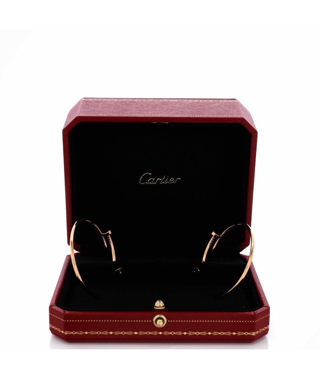 CARTIER Золотые серьги из розового золота, фото 3