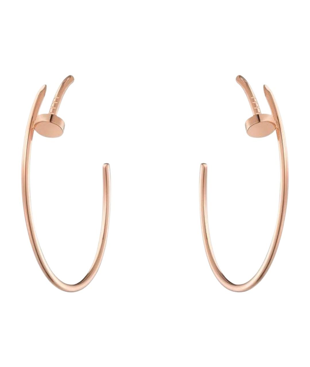 CARTIER Золотые серьги из розового золота, фото 1