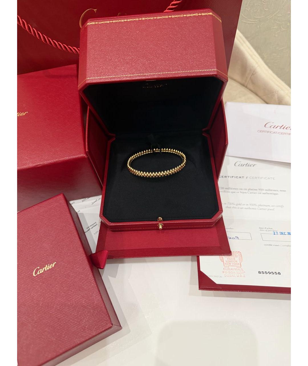 CARTIER Золотой браслет из розового золота, фото 5