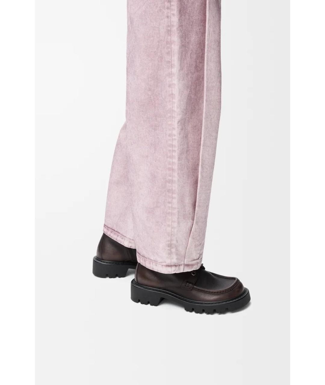 LOEWE Коричневые кожаные ботинки, фото 2