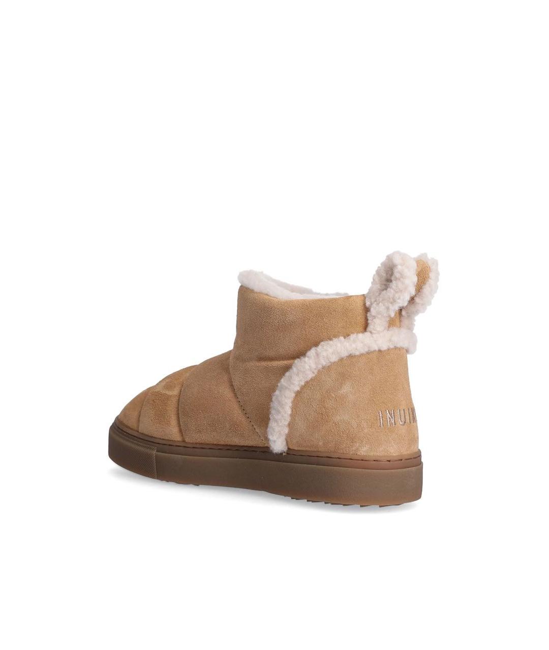 INUIKII Бежевые замшевые ботинки, фото 3